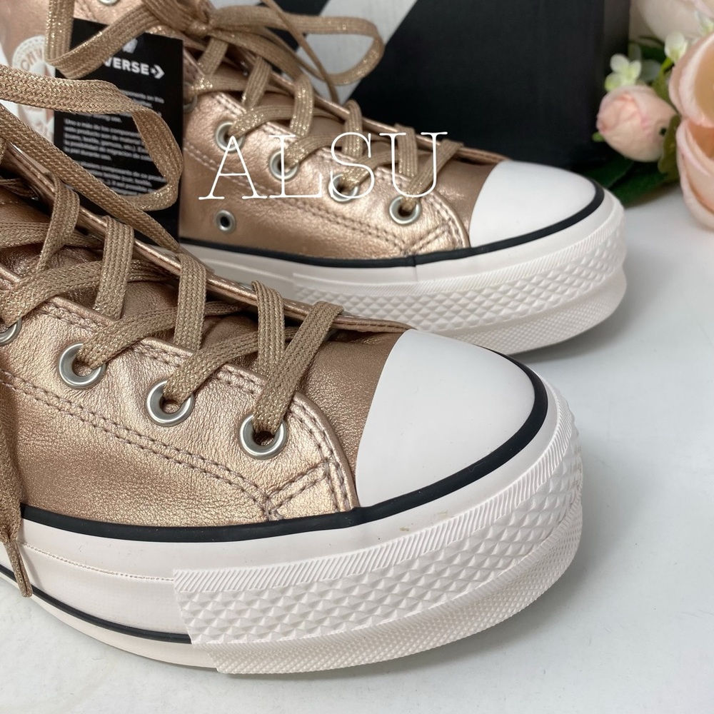 Converse Ctas Lift Leather HighTop - Picture 2 of 9